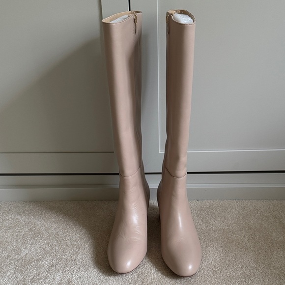 Ann Taylor Shoes - 8M Cream Knee-High Women's Boots